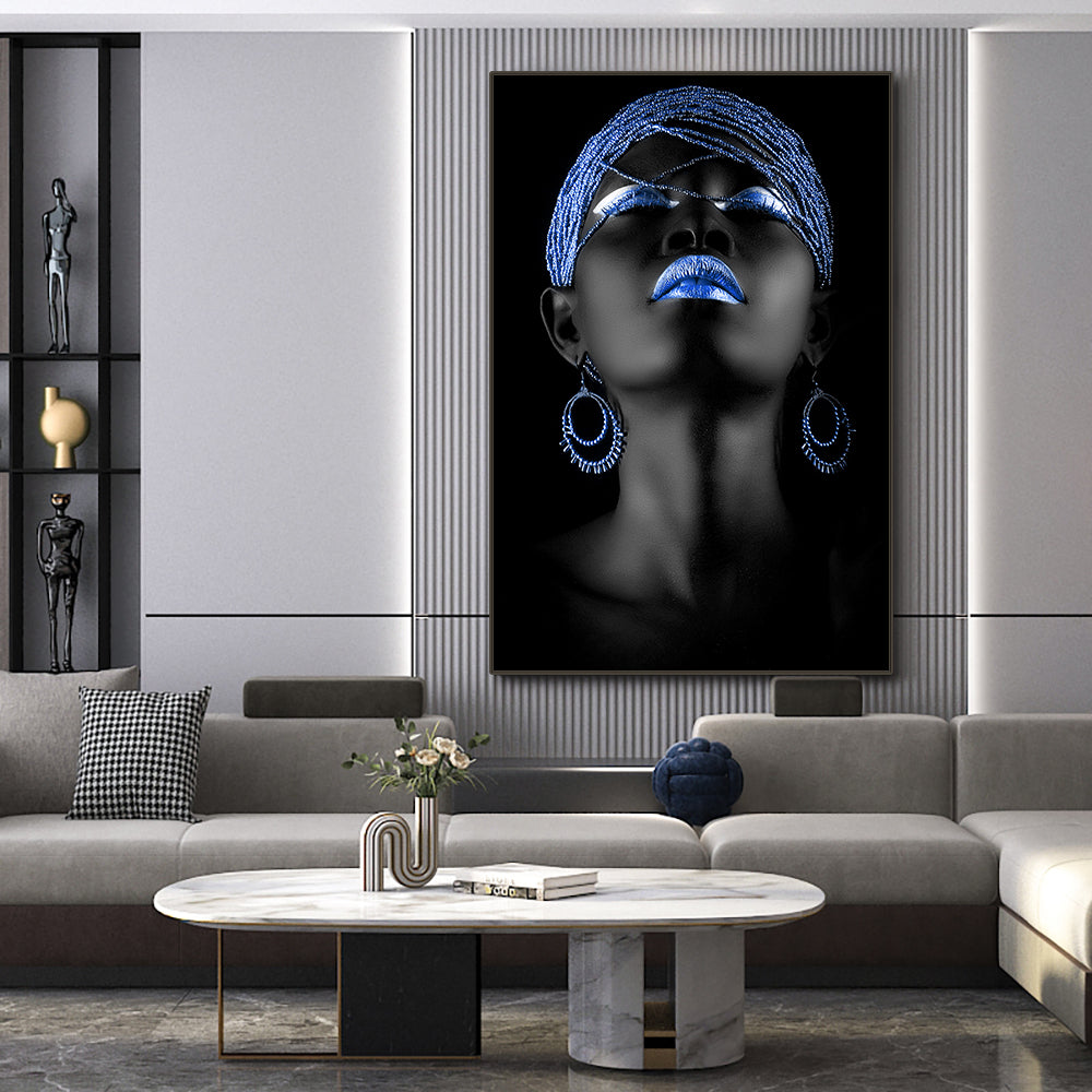african-woman-wall-canvas-beads-living-room-art-stunningwall-art-wickedyo1blue2-